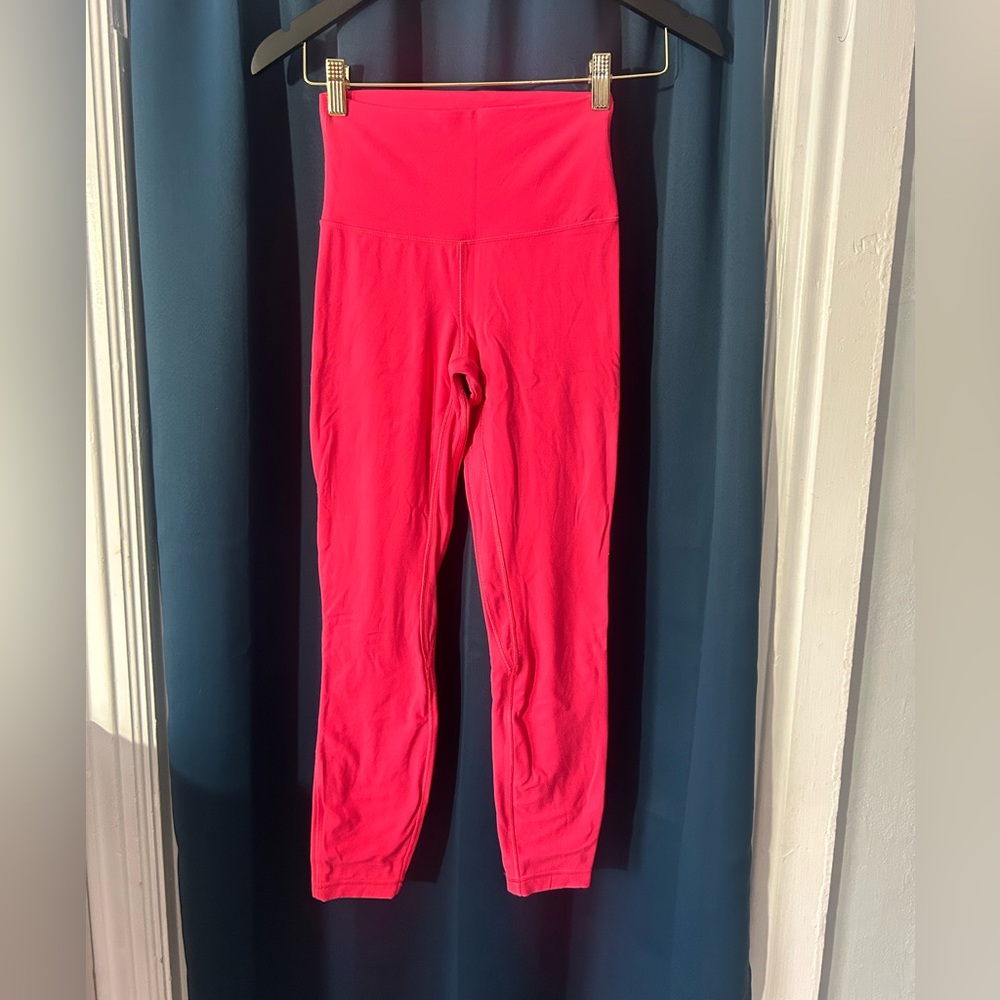 Lululemon Athletica Bright Pink Leggings